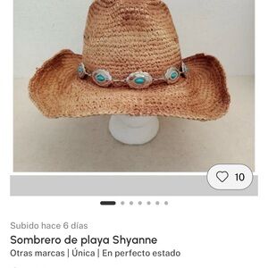 Shyanne Straw Cowboy Hat with Turquoise Concho Band